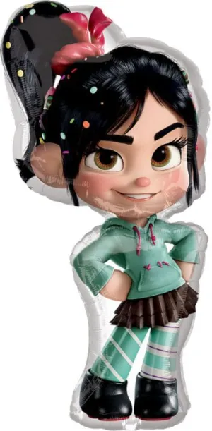 34" Wreck It Ralph Vanellope Mylar Balloon #3