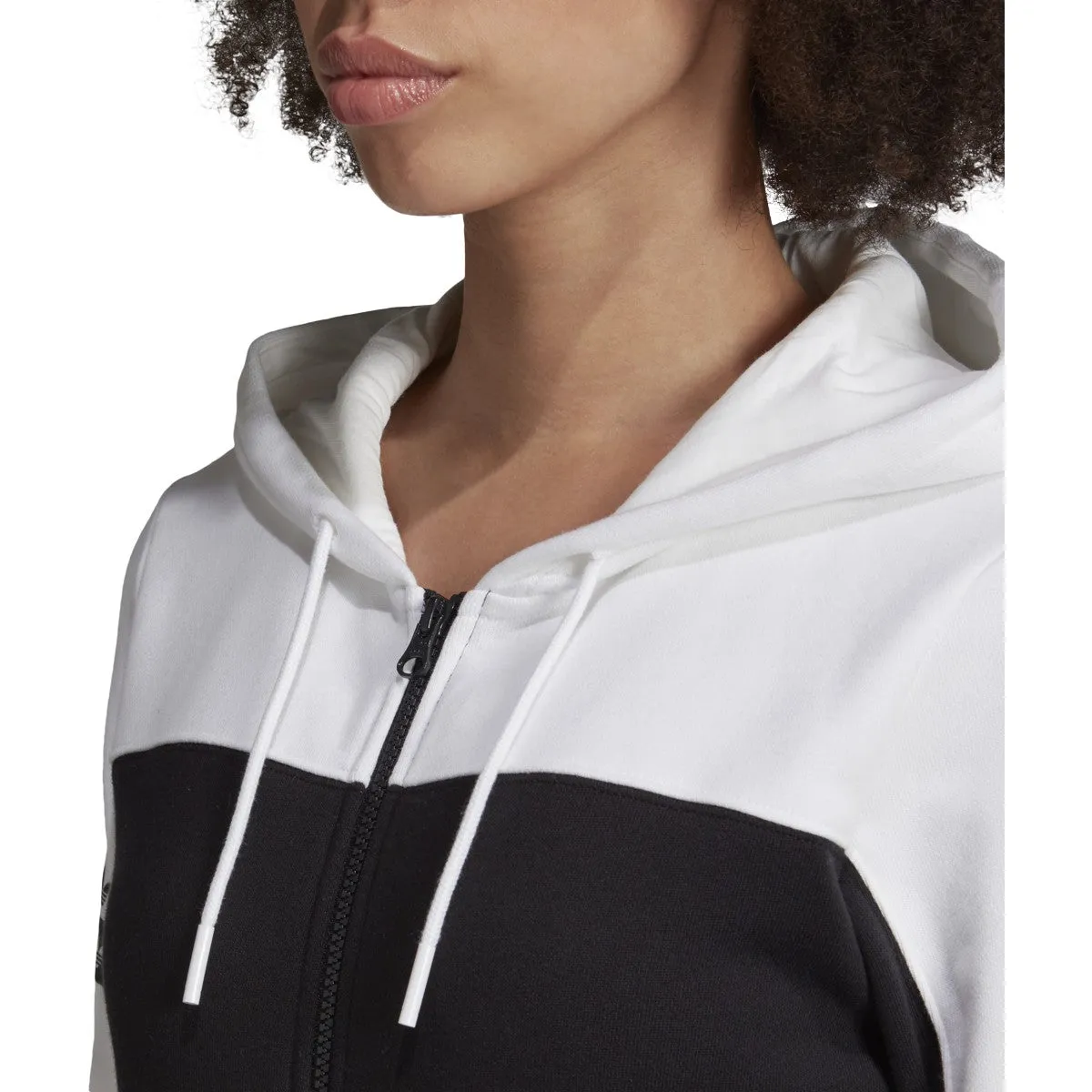 Adidas Women's Originals Logo Track Jacket White-Black