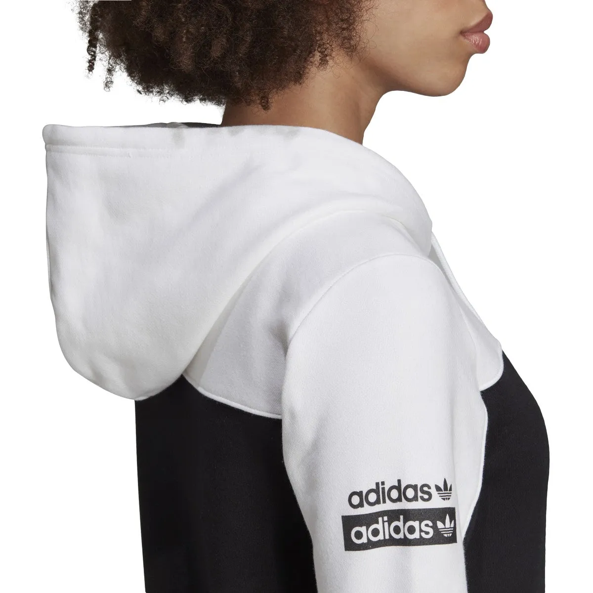 Adidas Women's Originals Logo Track Jacket White-Black