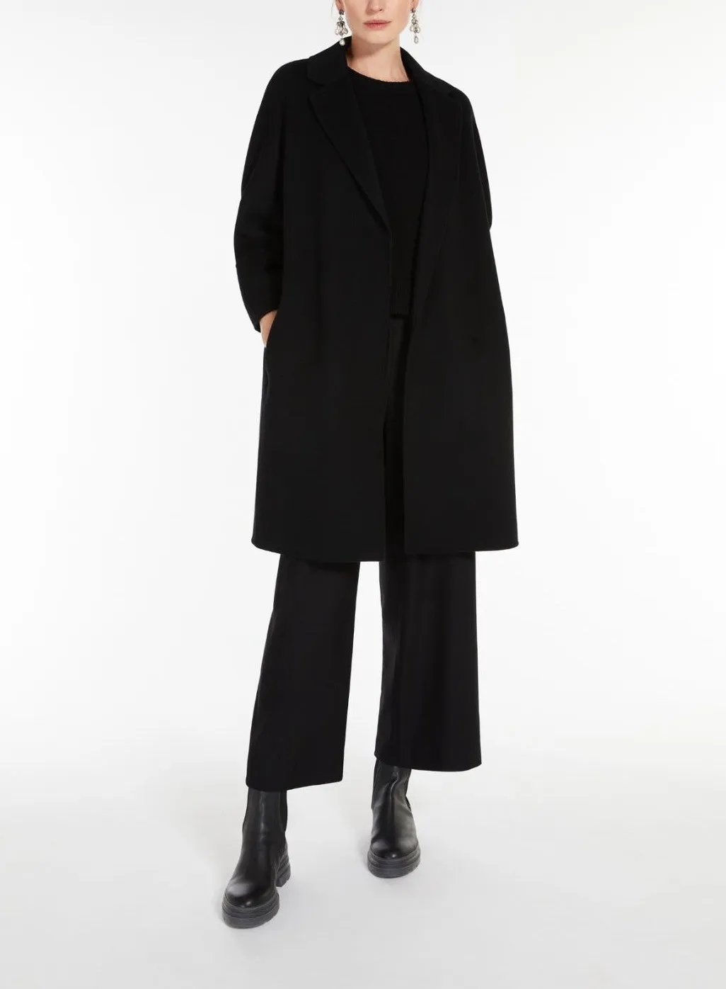 Arona double-faced short wool coat