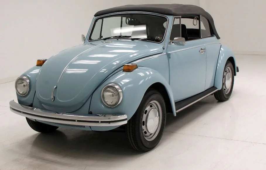 Bumper Set STAINLESS STEEL, Beetle 1968-73