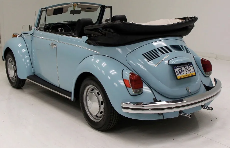 Bumper Set STAINLESS STEEL, Beetle 1968-73