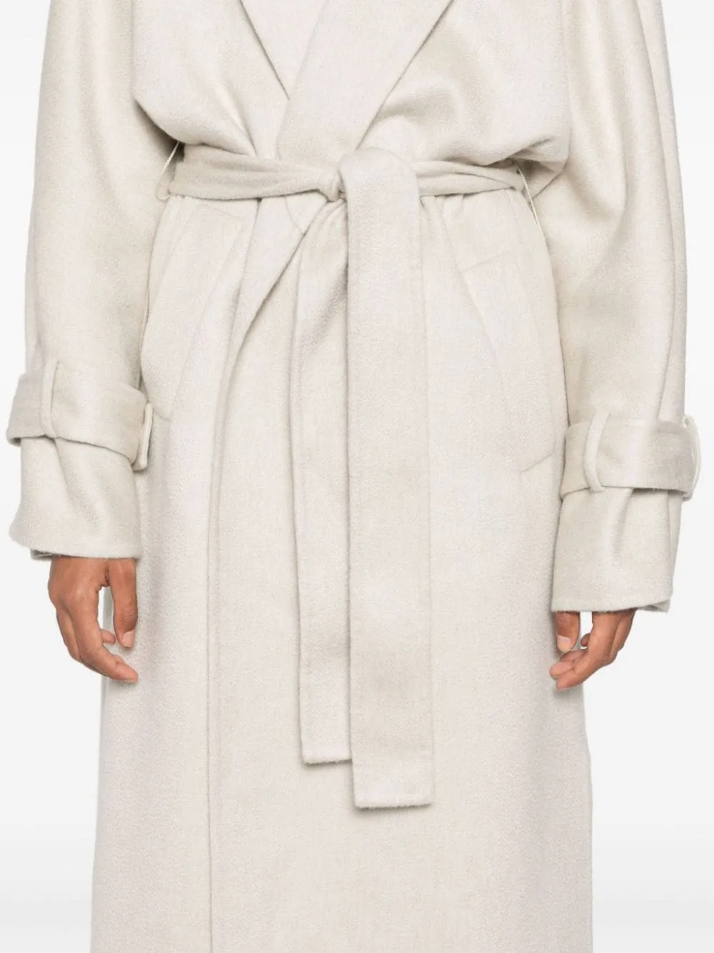 Cashmere Belted Midi Coat