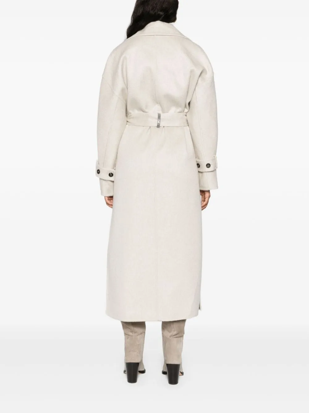 Cashmere Belted Midi Coat