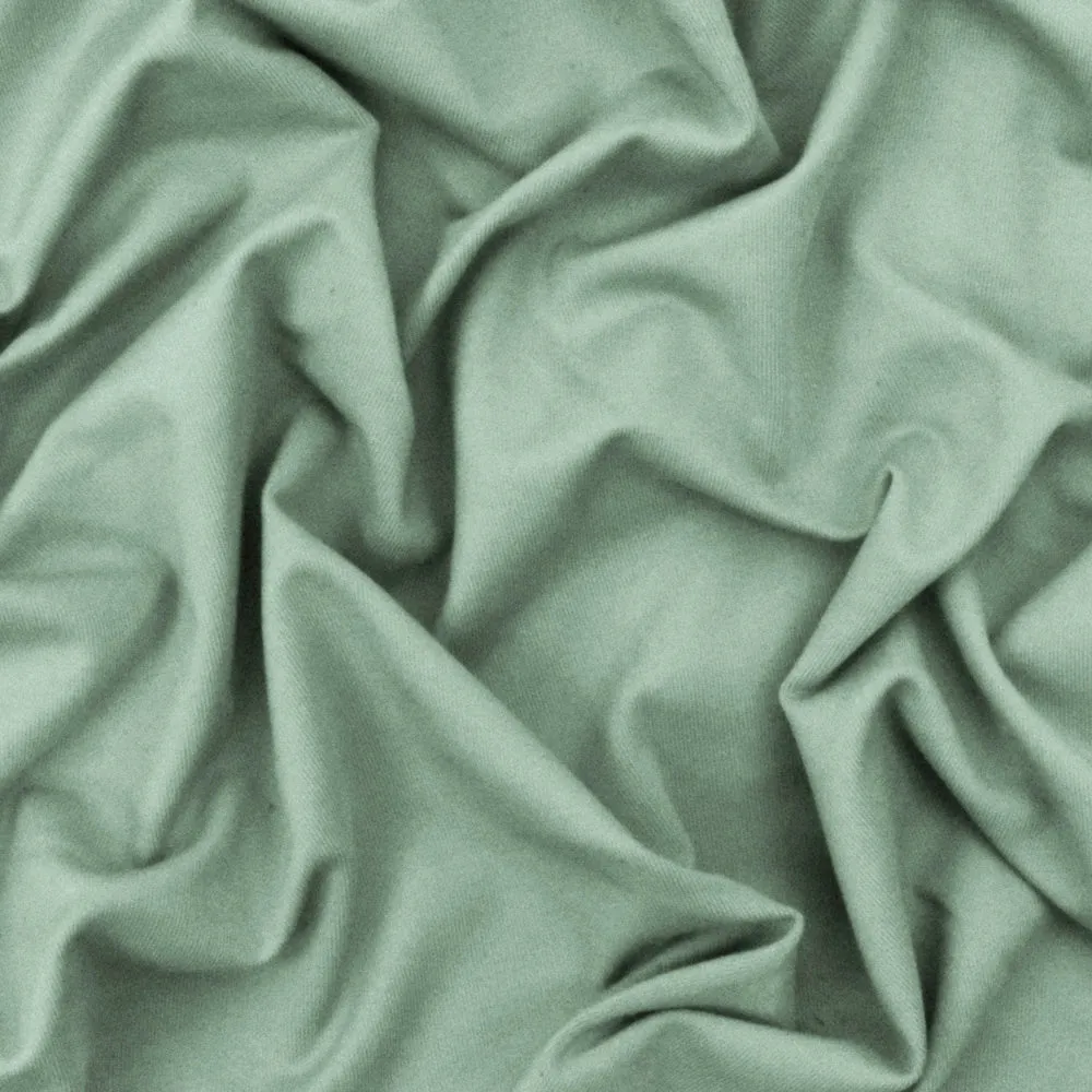 Ceramic Green Famous Maker Solid Stretch Tricot Yoga Swimwear Knit Fabric