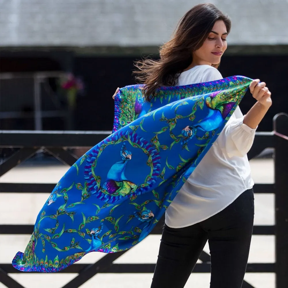 Clare Shaw Large Pluming Marvellous Scarf Limited Edition