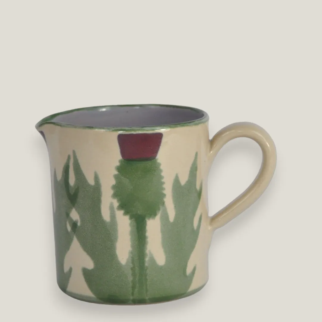 Cream Thistle Small Milk Jug