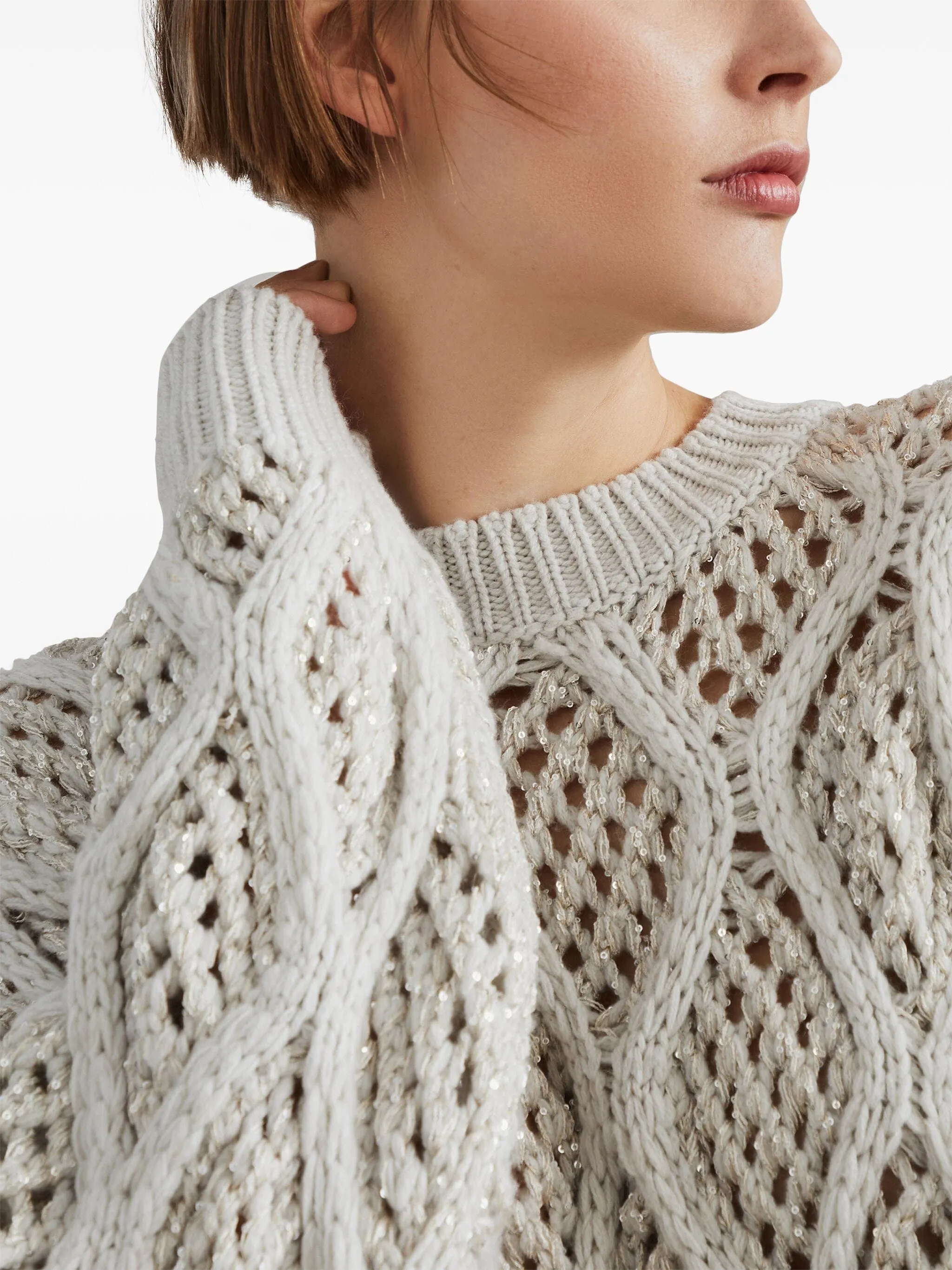 Crew-Neck Cashmere Sweater