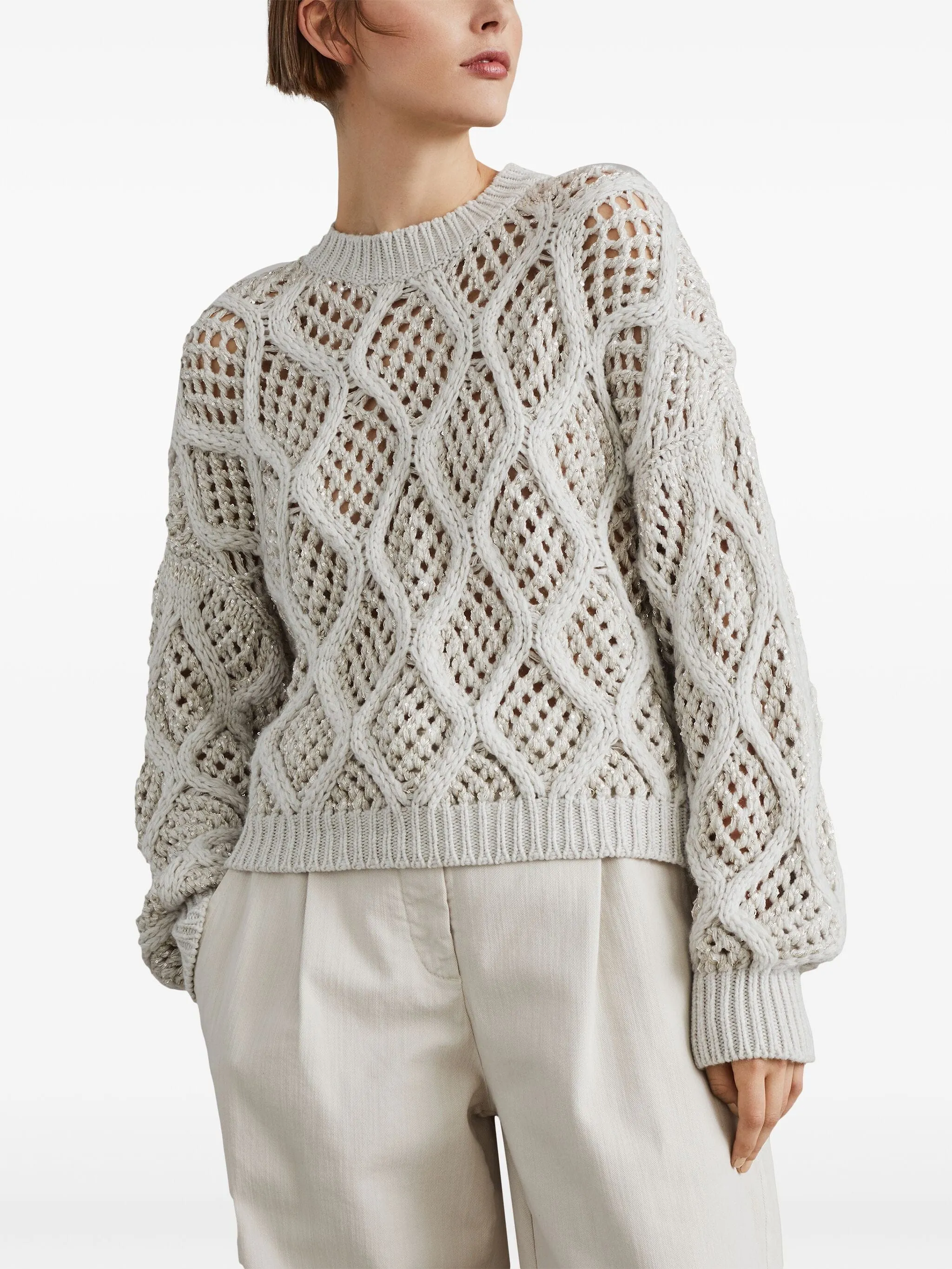 Crew-Neck Cashmere Sweater