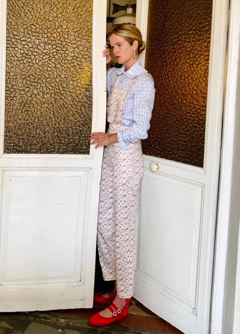 Dodo overalls - floral twill