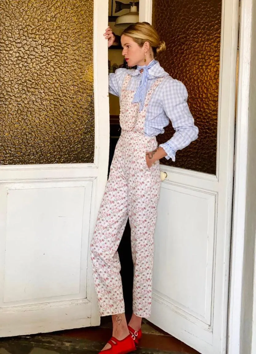 Dodo overalls - floral twill