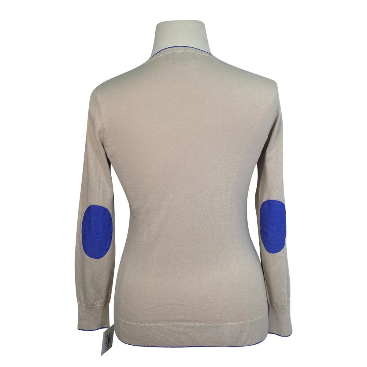 Essex Classics 'Trey' V-Neck Sweater in Tan - Women's Large
