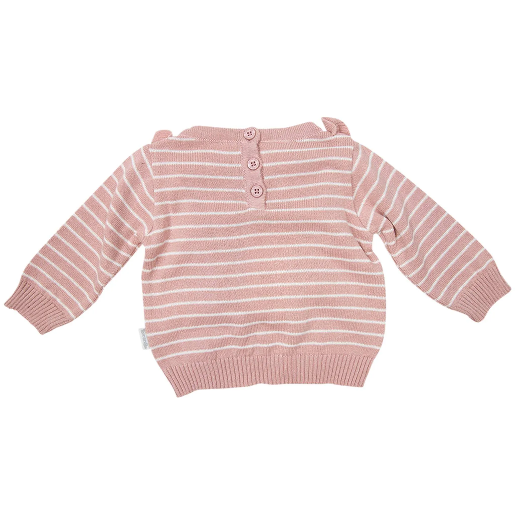 Frill Knit Sweater Pink