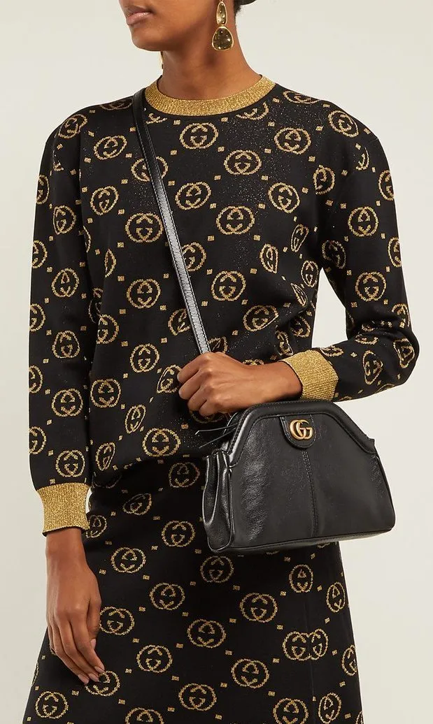 GG Jacquard Wool-Blend Sweater