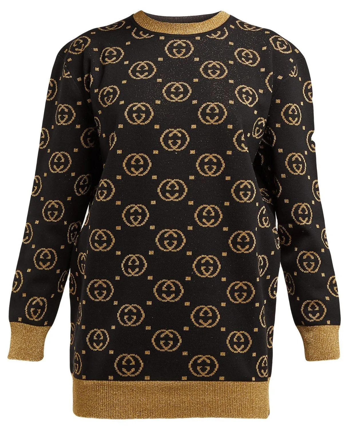 GG Jacquard Wool-Blend Sweater
