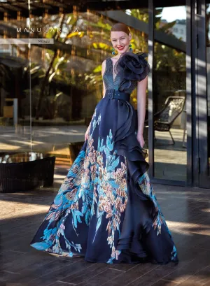 HigarNovias MG3412 Jacquard Organza Dress - Spectacular Elegance for Freedom and Comfort