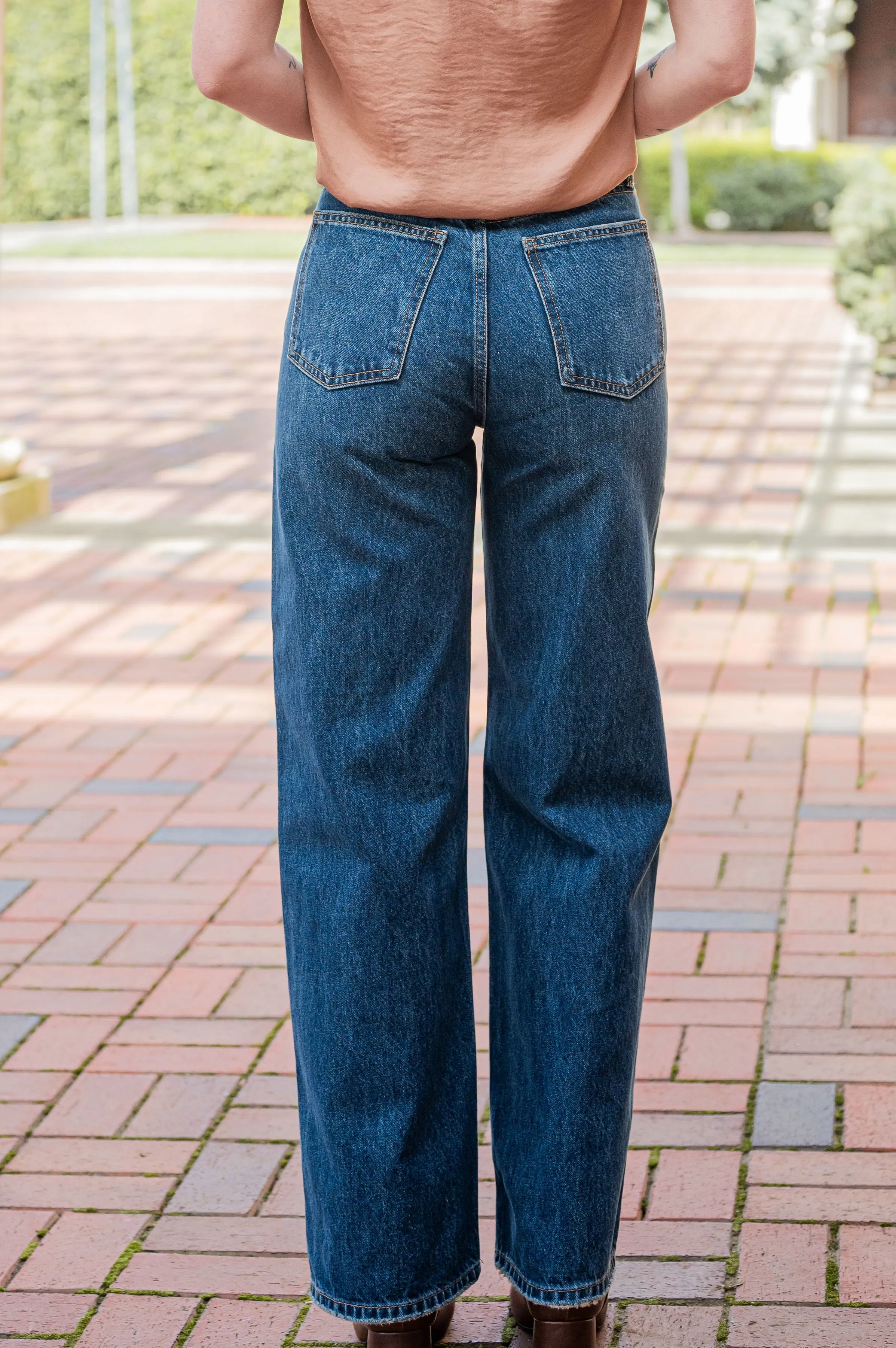 High Waisted Skater Jean