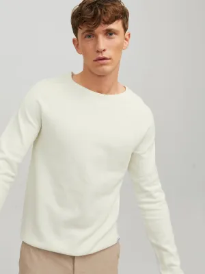 Hill Knit Crew - Ivory