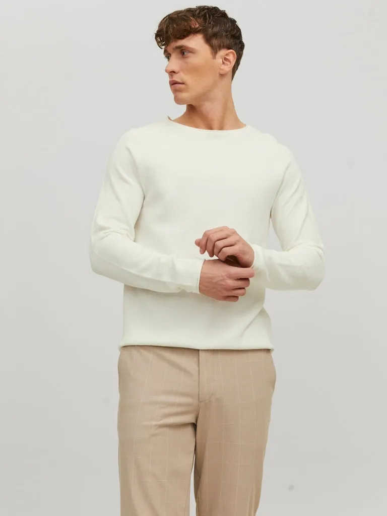 Hill Knit Crew - Ivory