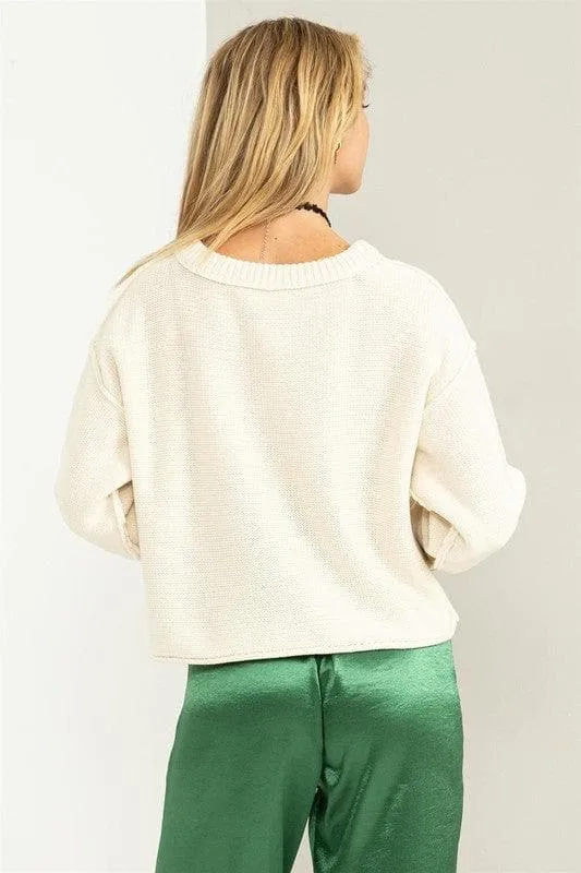 HYFVE Cuddly Classic Long Sleeve Sweater, Multiple Colors