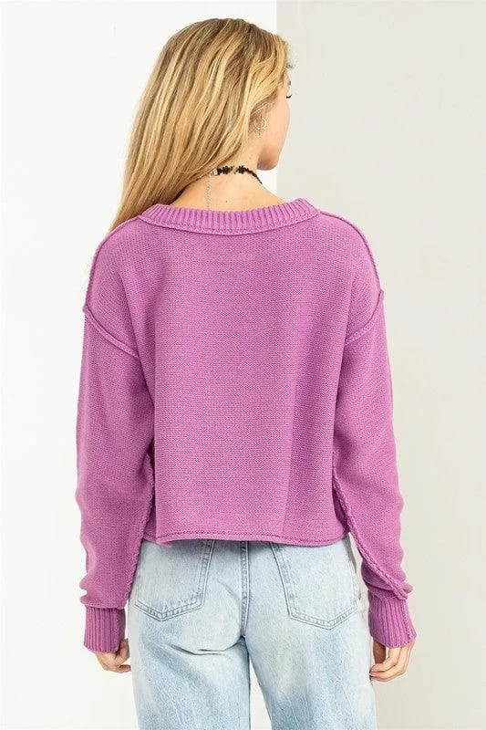 HYFVE Cuddly Classic Long Sleeve Sweater, Multiple Colors