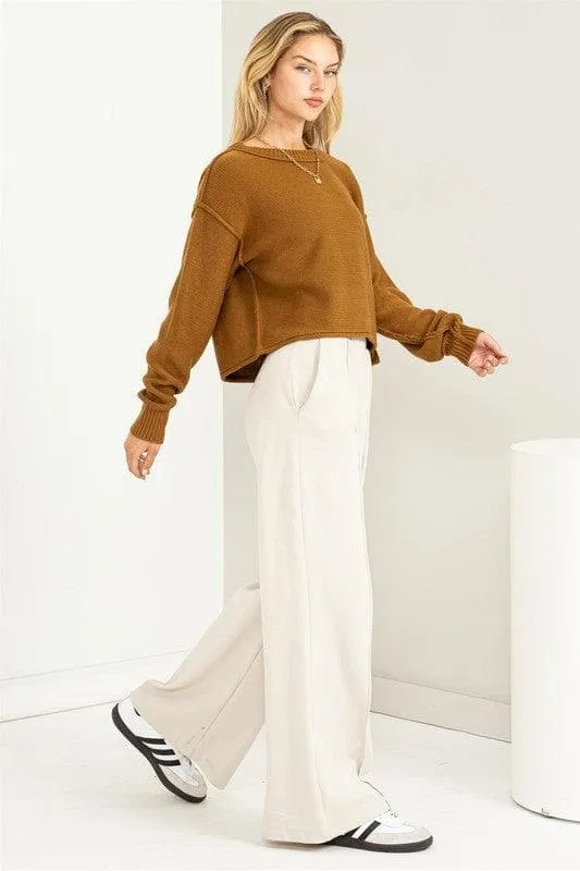 HYFVE Cuddly Classic Long Sleeve Sweater, Multiple Colors