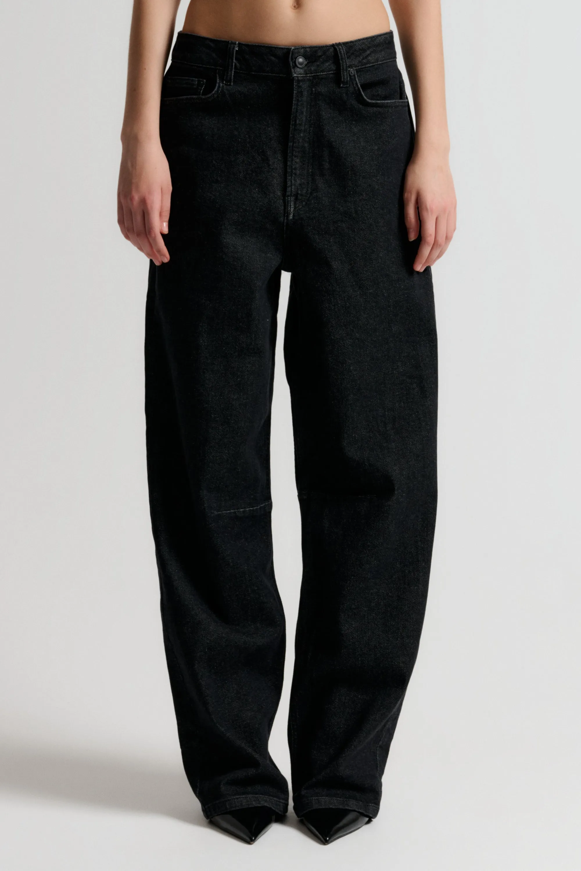 IVY-Janice Slung Jeans Wash Istanbul Black