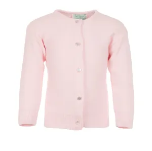 Julius Berger Cotton Cashmere Pink Baby & Toddler Girl Cardigan