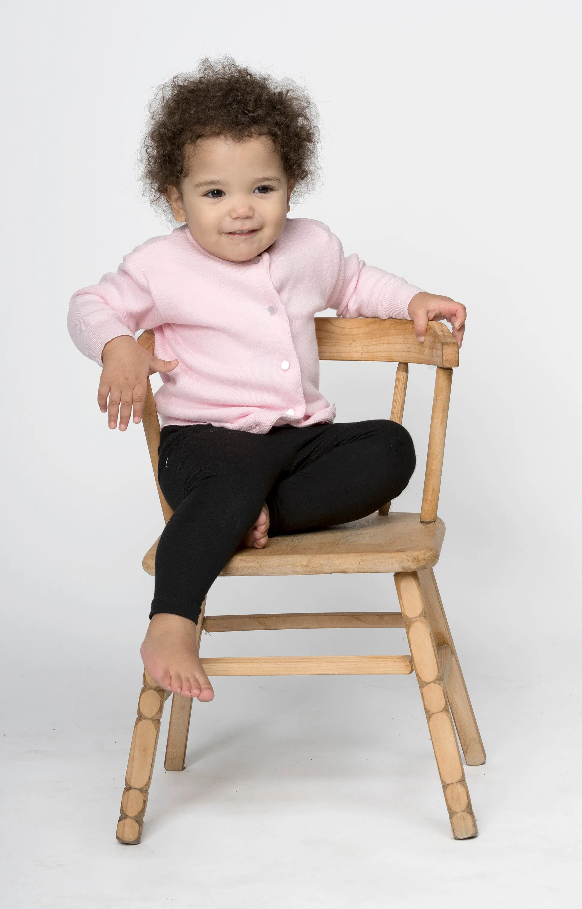 Julius Berger Cotton Cashmere Pink Baby & Toddler Girl Cardigan