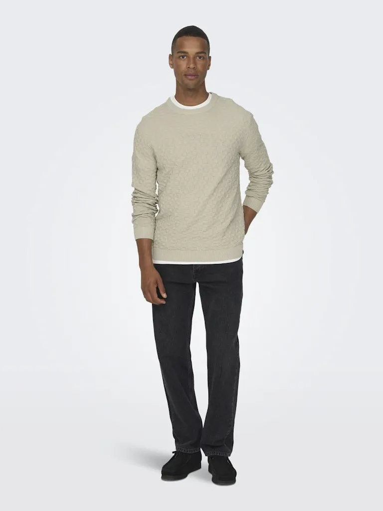 Kalle Crew Neck - Oatmeal