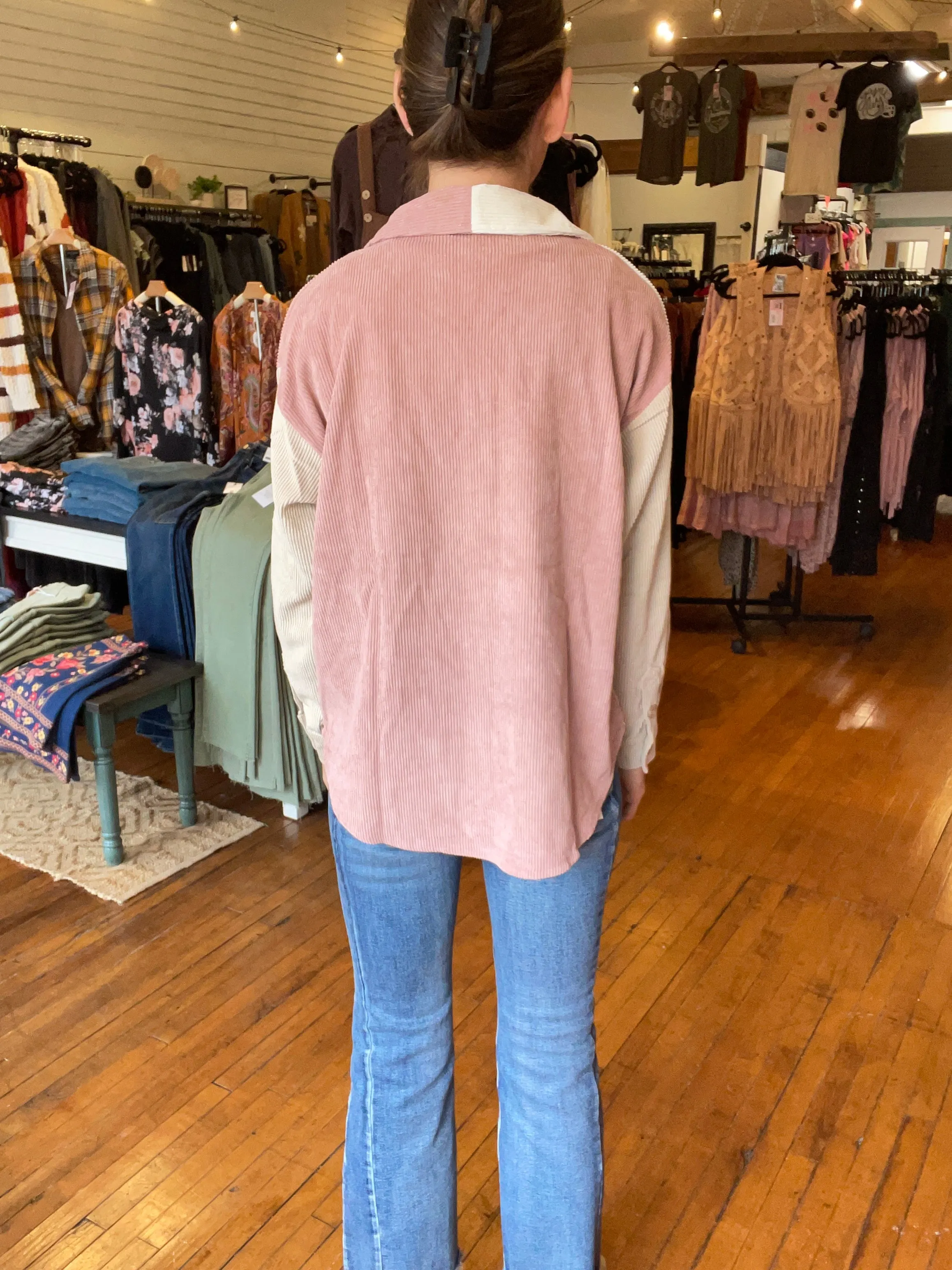 Kaylee Colorblock Shacket
