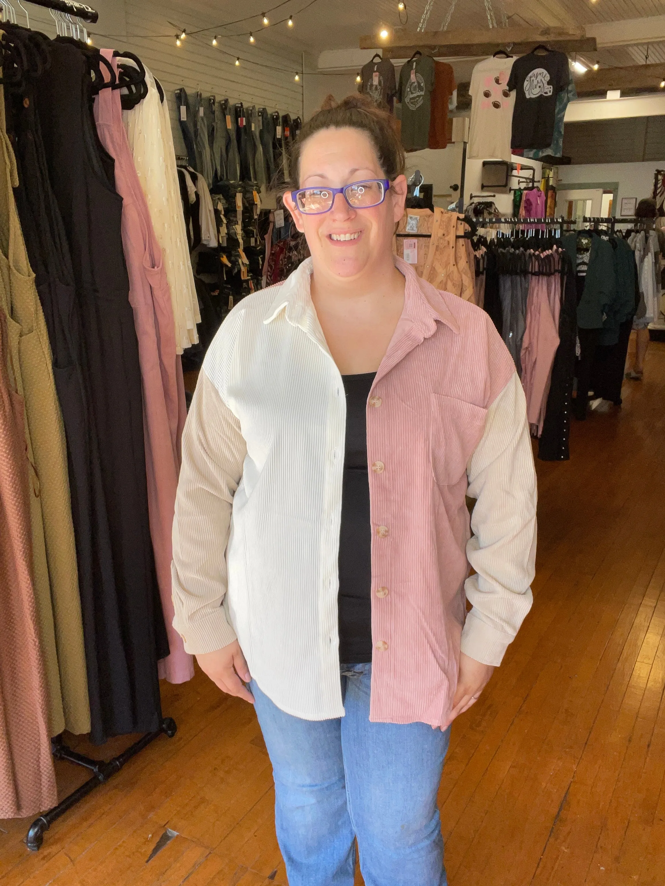 Kaylee Colorblock Shacket