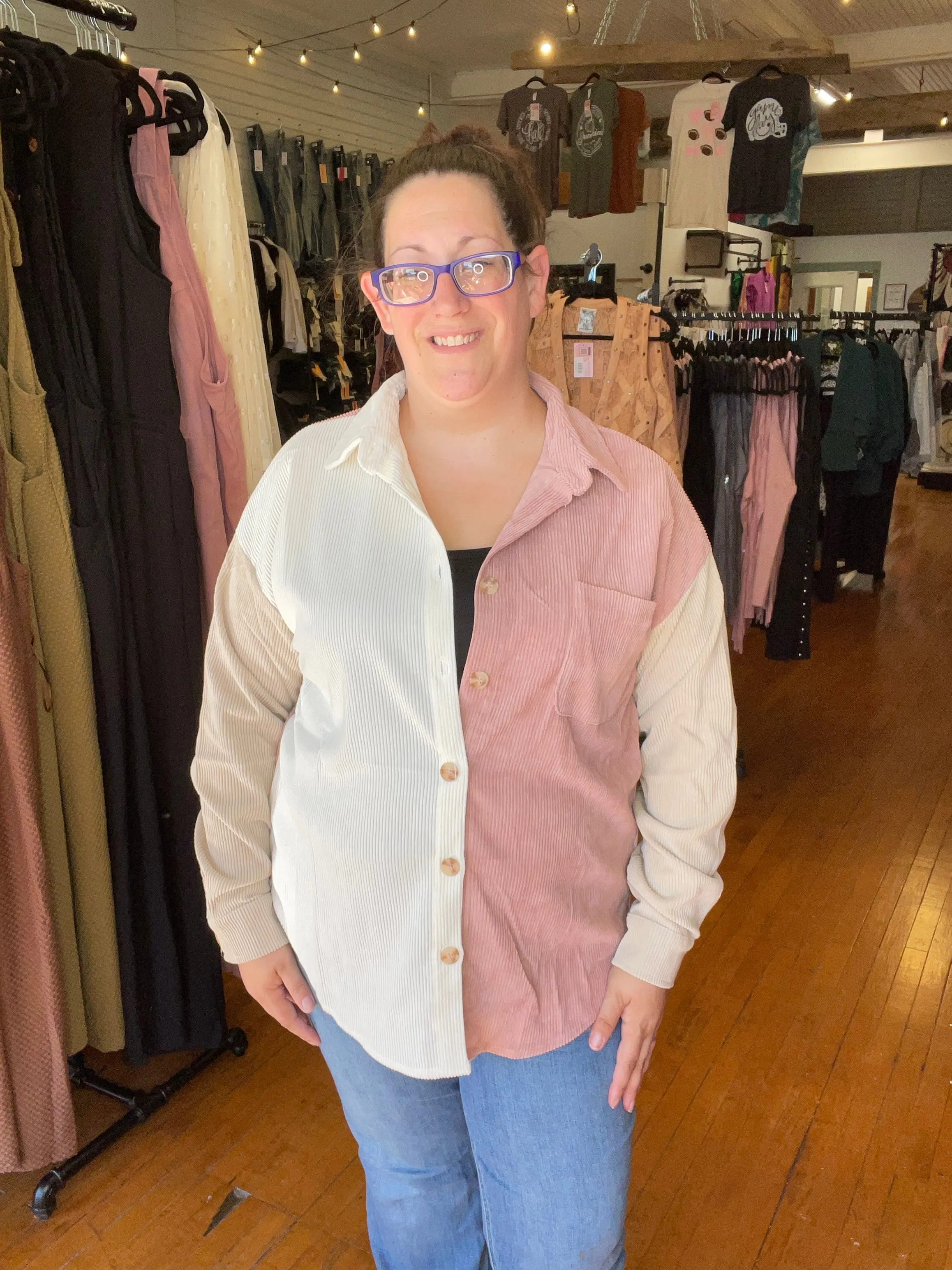 Kaylee Colorblock Shacket