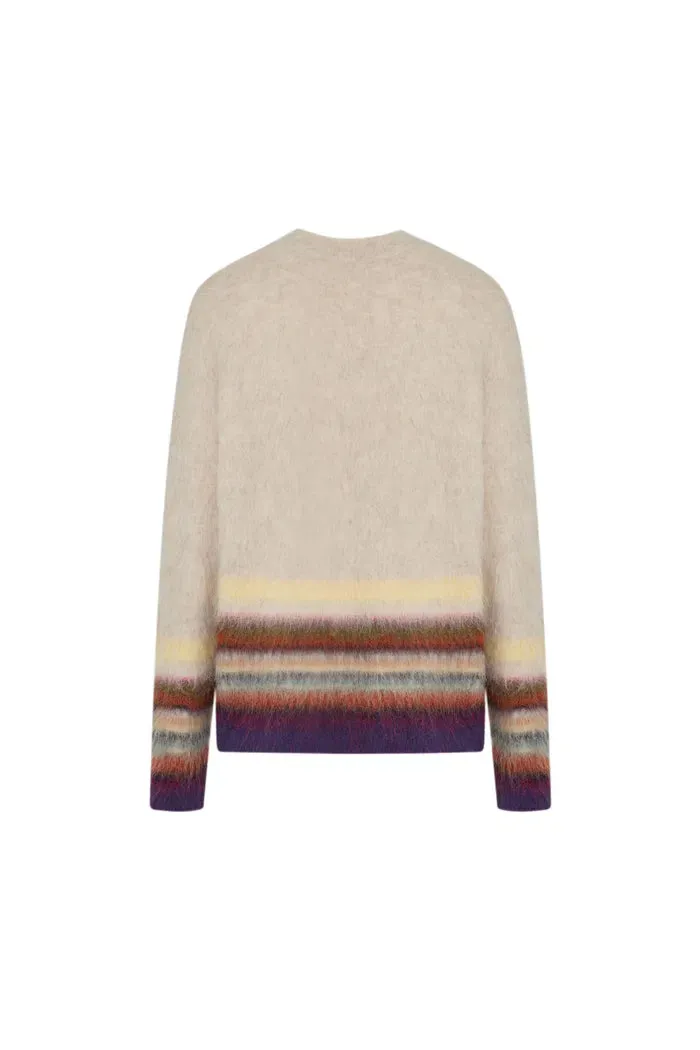 Kiko Striped Knit Sweater in Baby Alpaca Blend