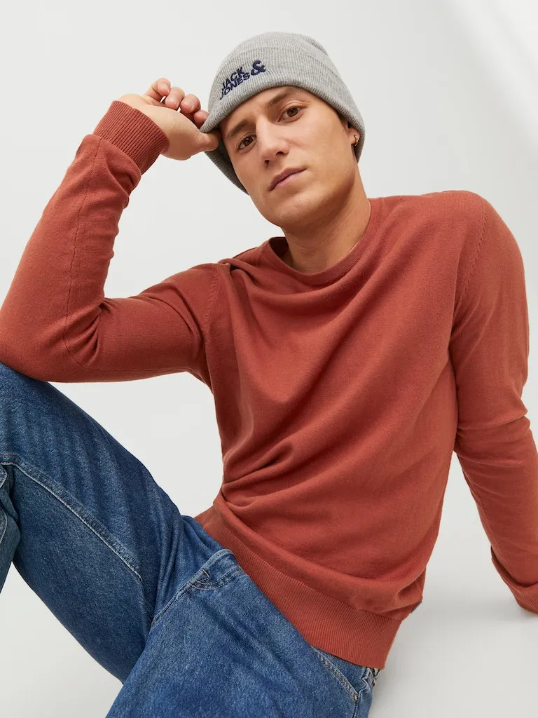 Knit Crewneck Sweater - Cinnabar
