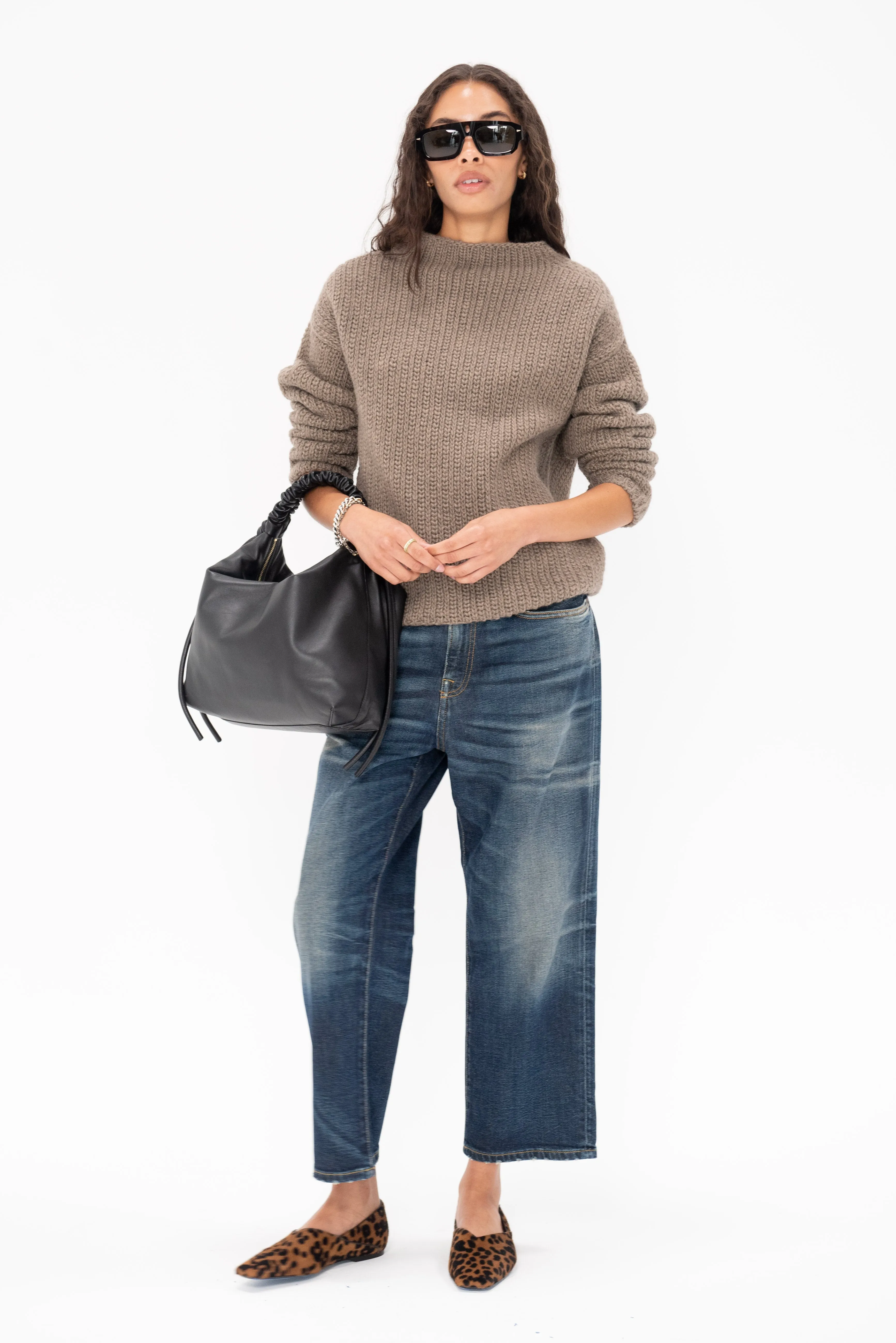 Knit Top, Beige