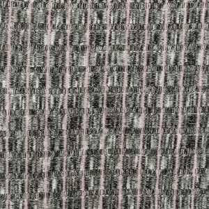 Light Pink-Black-White Stripe Stretch 8X4 Rib Knit Fabric