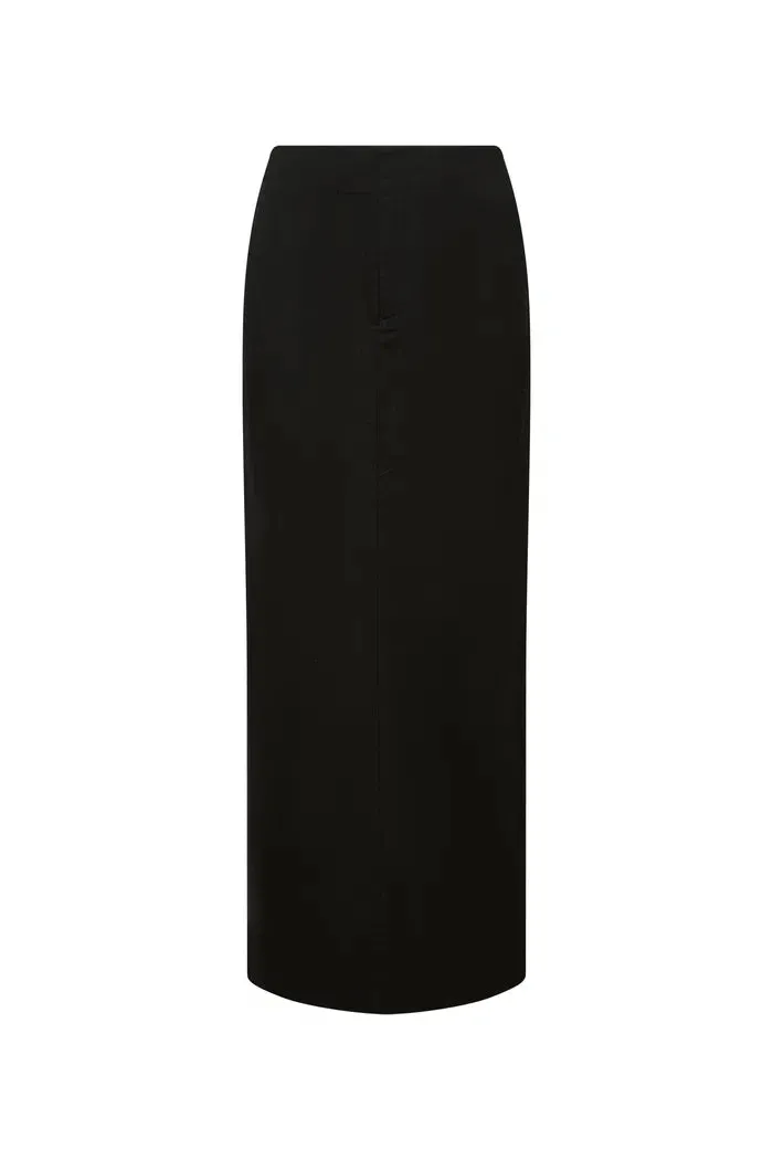 Magalie Skirt in Wool Blend Twill