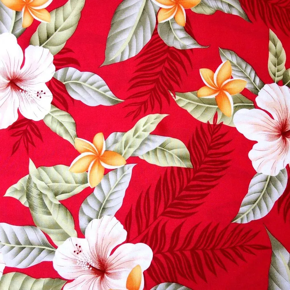 makaha red hawaiian aikane dress