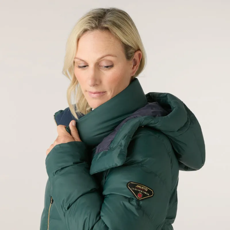 Musto x Fairfax & Favor Odyssey Pertex Primaloft Ladies Coat - Darkest Spruce