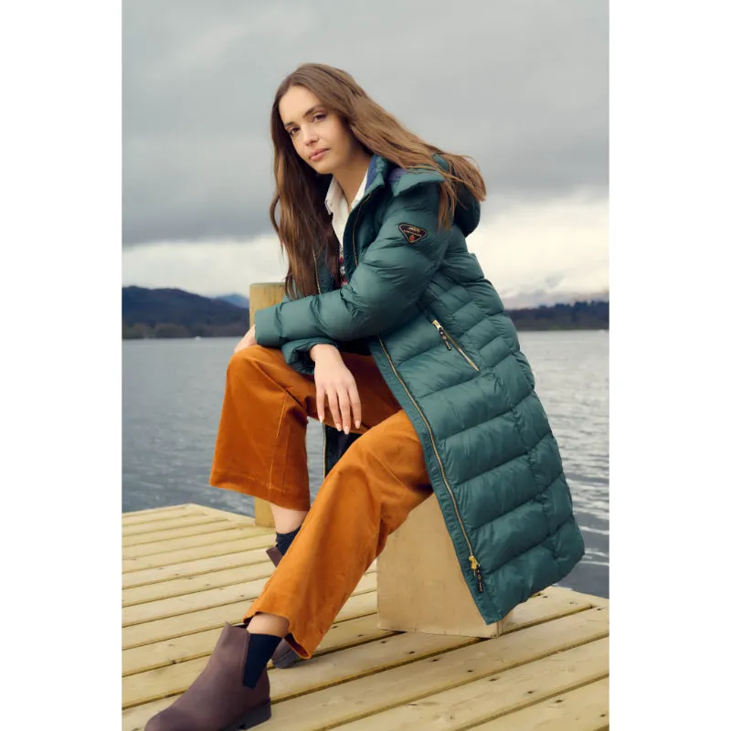 Musto x Fairfax & Favor Odyssey Pertex Primaloft Ladies Coat - Darkest Spruce