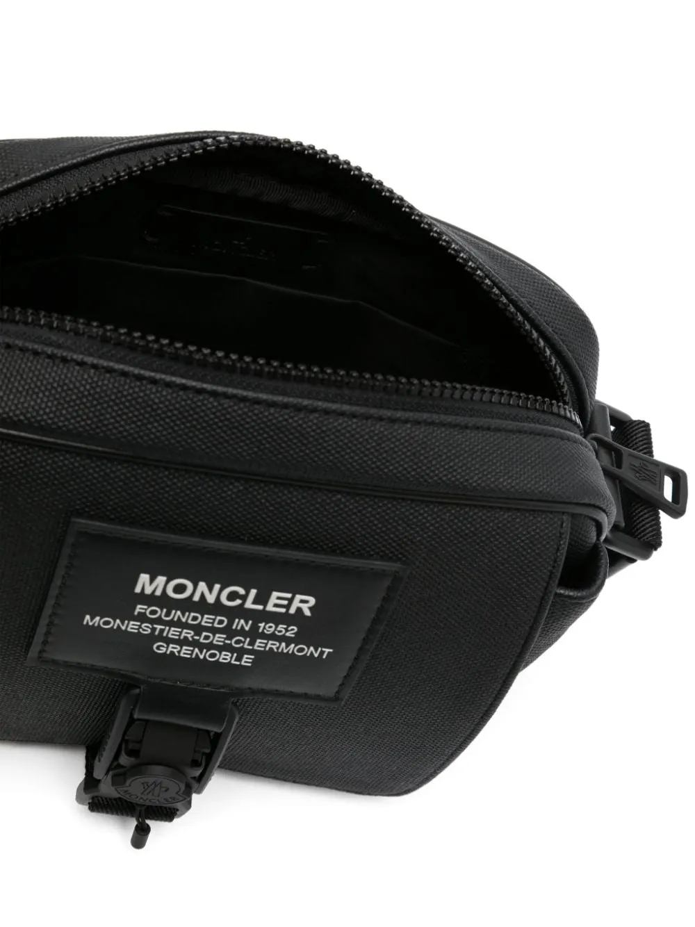 Nakoa logo-patch messenger bag
