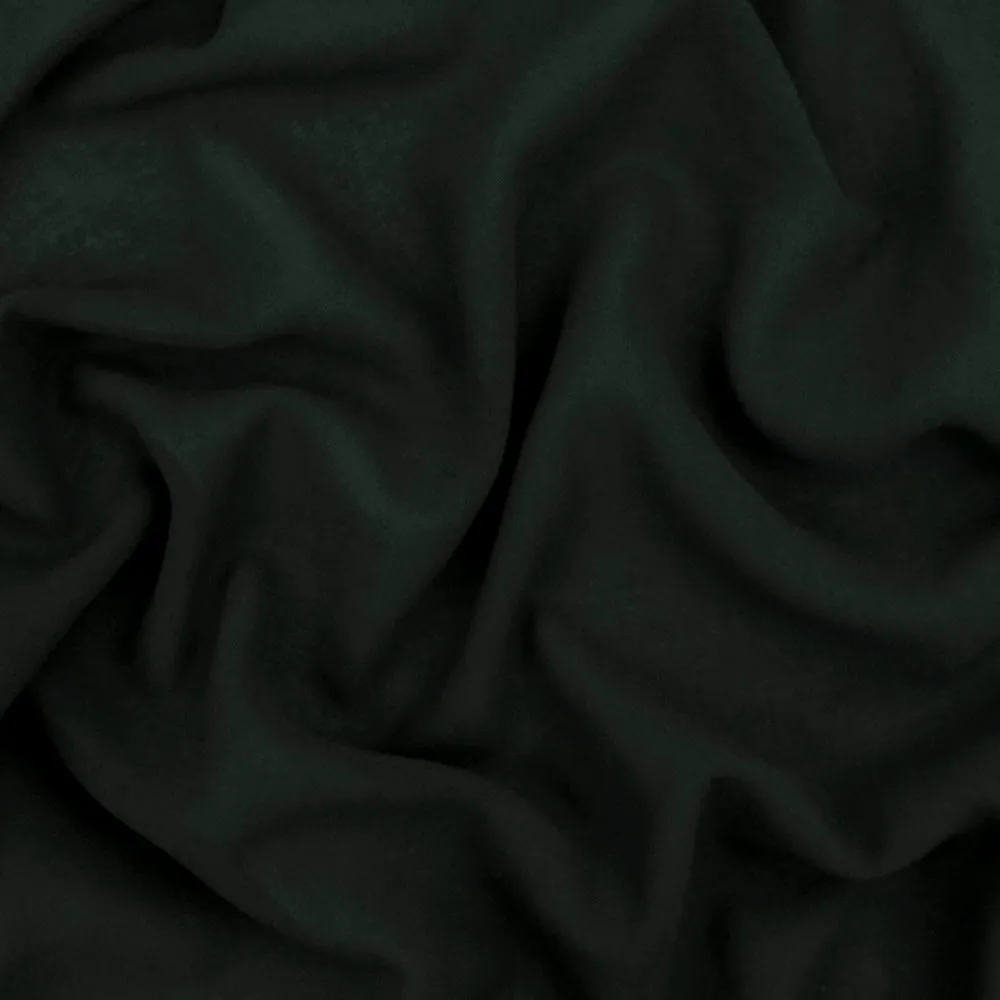 Night Gray Solid Polyester Georgette Woven Fabric