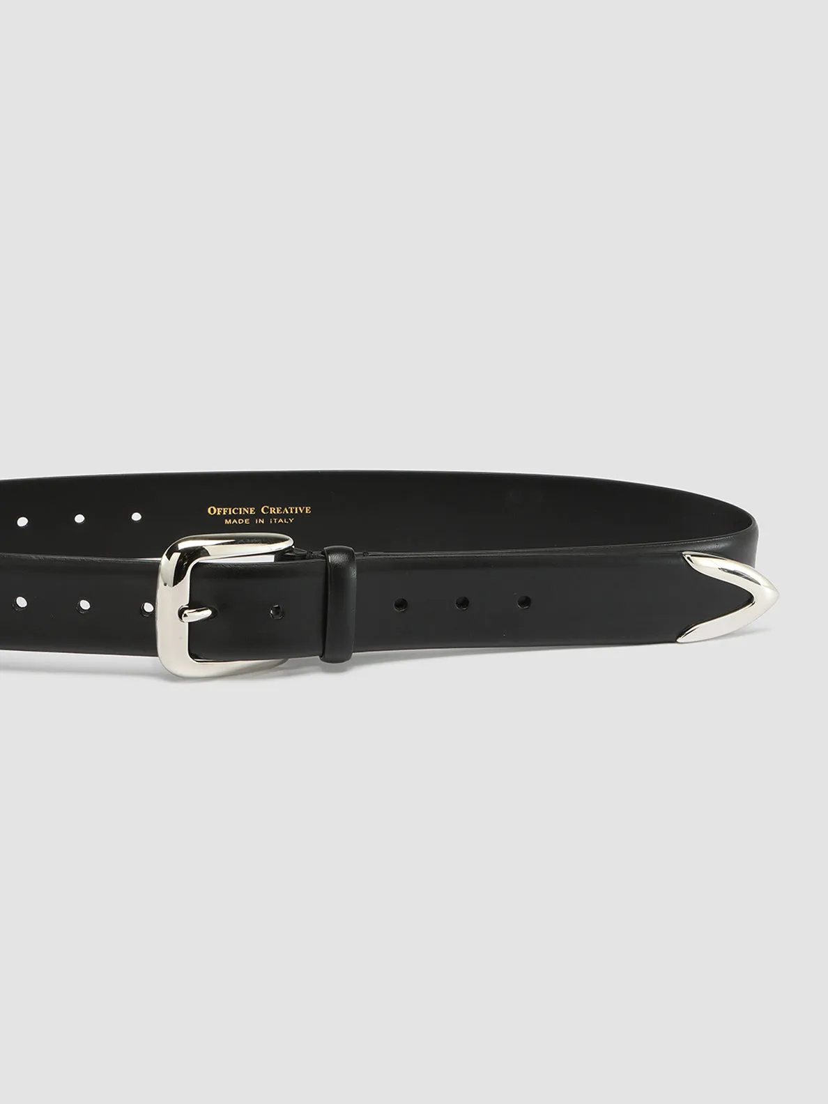 OC STRIP 052 - Black Leather Belt
