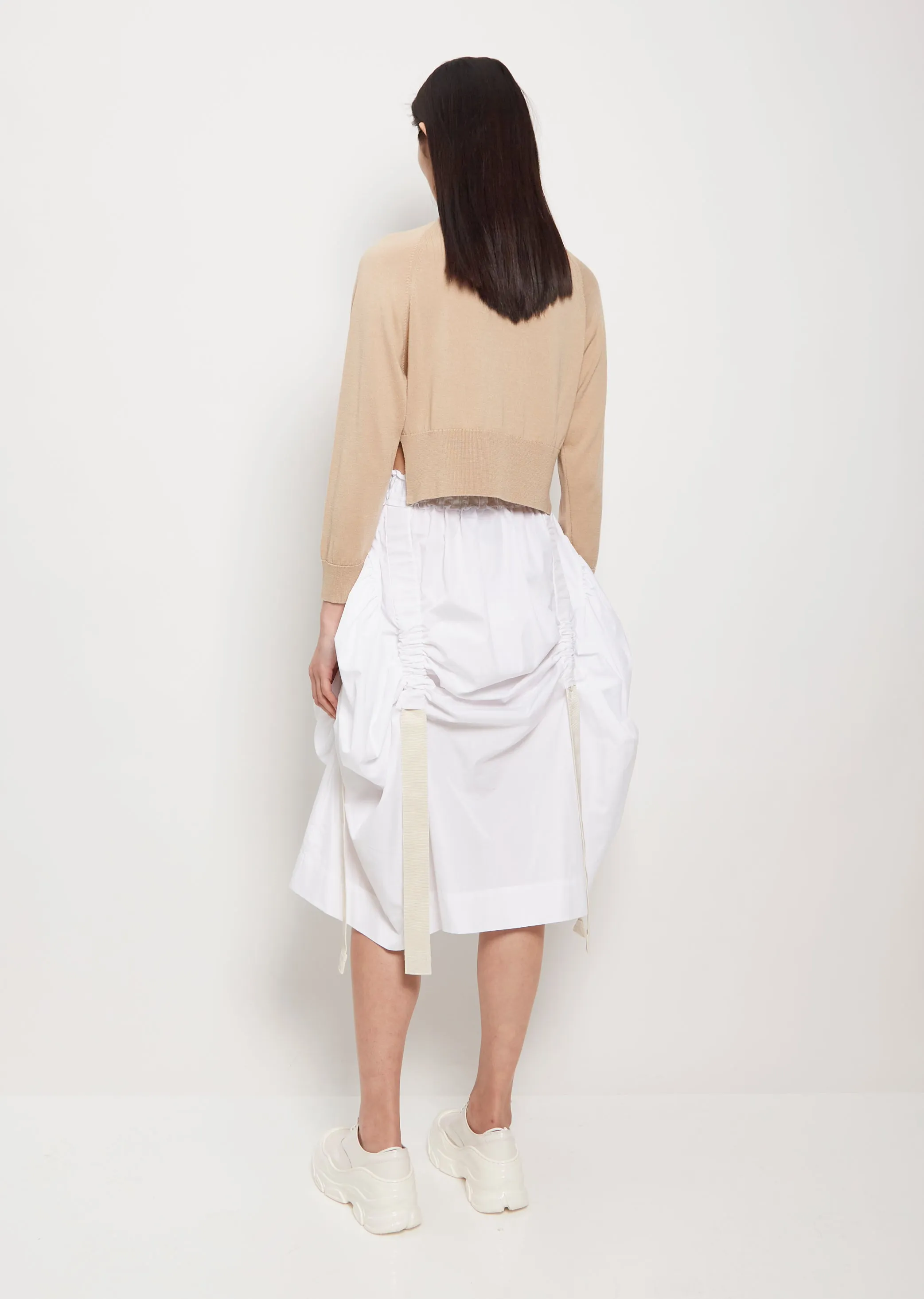 Patchwork Cropped Daisy Cardigan
