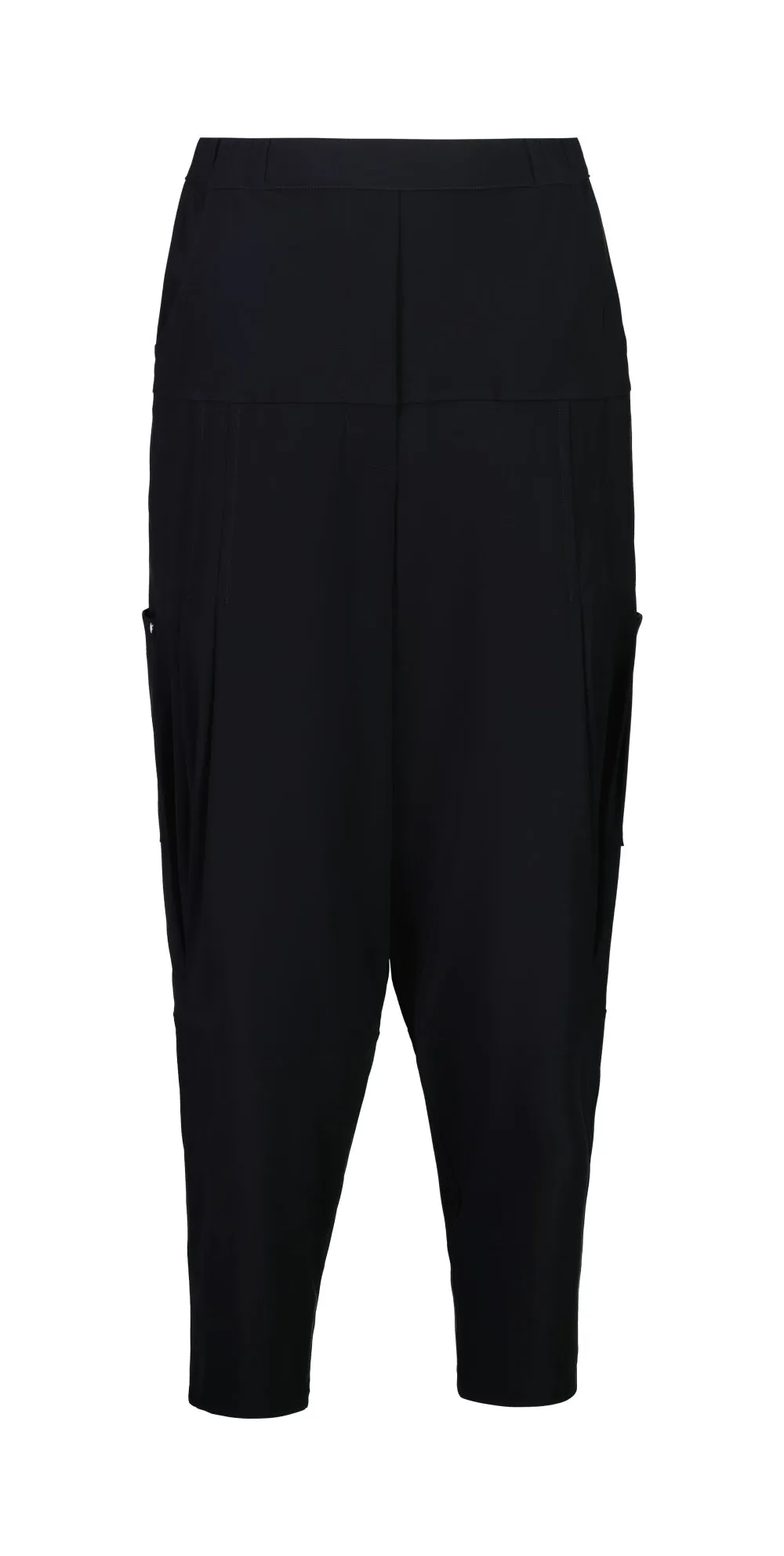 Paula Ryan Tuck Front Basque Pant - Walnut