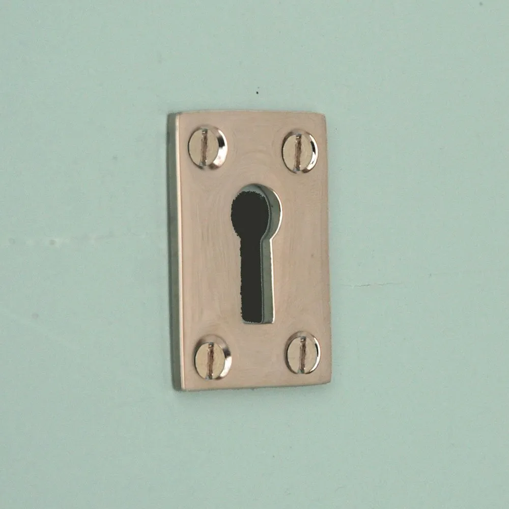 Polished Nickel Oblong Escutcheon