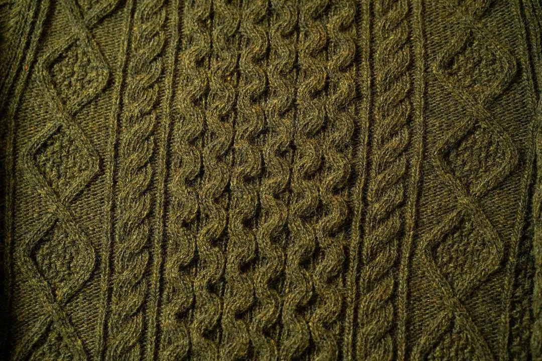 Pre Order - Steve McQueen Dark Navy Donegal Irish Wool Sweater Eta before 1/3