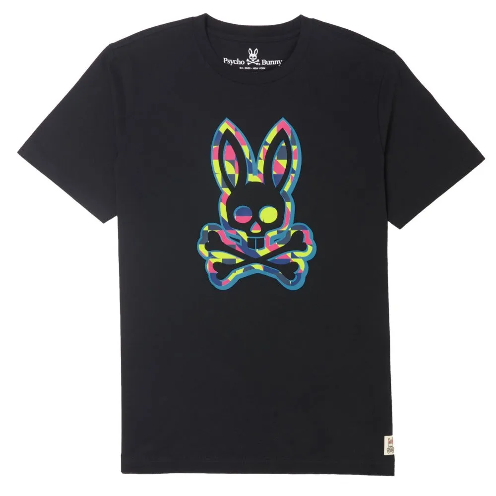 Psycho Bunny-Wycombe Graphic Tee-Black