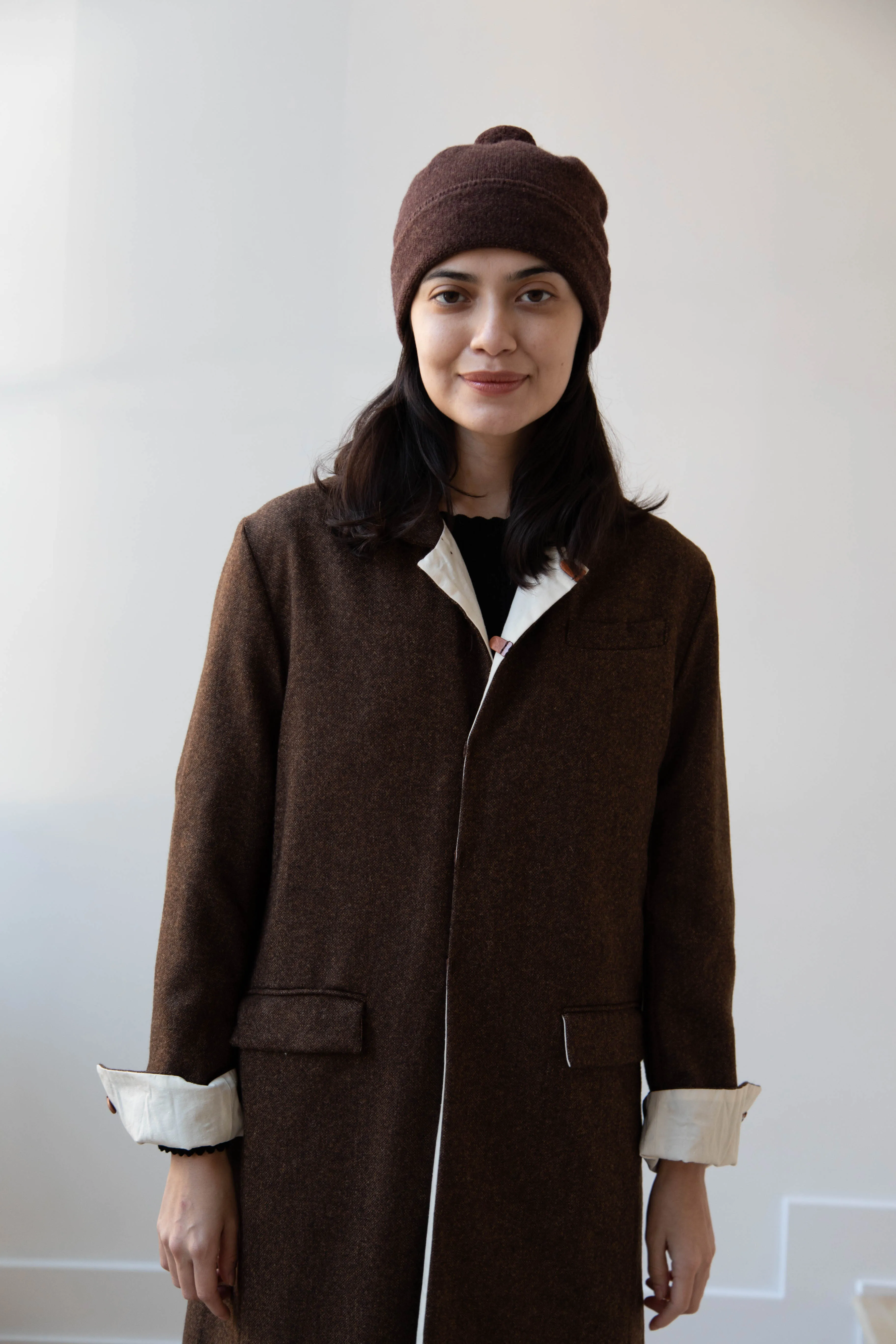 Risa Nakamura | Coat F in Chetsnut Brown
